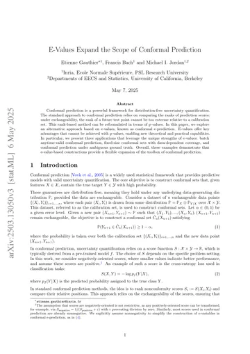 Thumbnail: E-Values Expand the Scope of Conformal Prediction