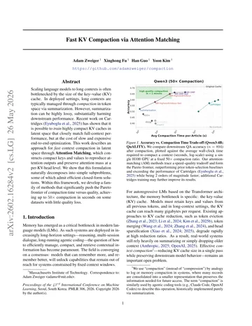 Thumbnail: Fast KV Compaction via Attention Matching
