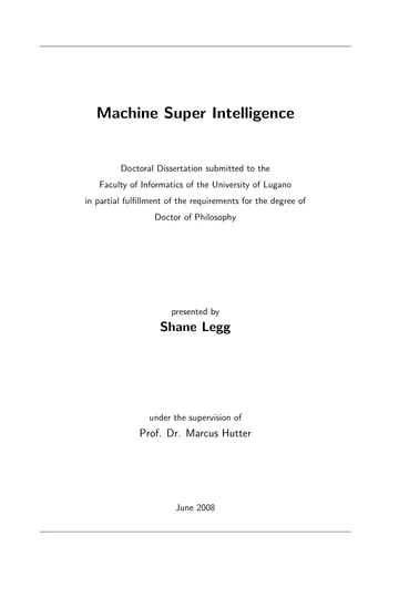 Thumbnail: Machine Super Intelligence
