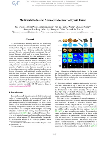 Thumbnail: Multimodal Industrial Anomaly Detection via Hybrid Fusion