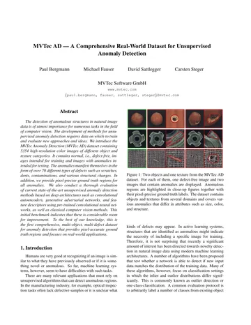 Thumbnail: MVTec AD: A Comprehensive Real-World Dataset for Unsupervised Anomaly Detection