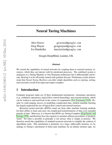 Thumbnail: Neural Turing Machines