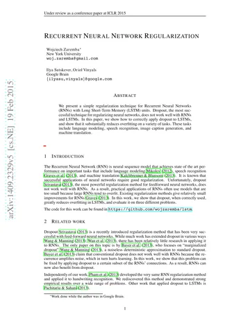 Thumbnail: Recurrent Neural Network Regularization