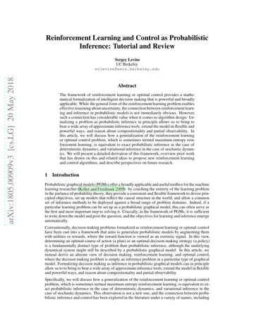 Thumbnail: Reinforcement Learning and Control as Probabilistic Inference: Tutorial and Review