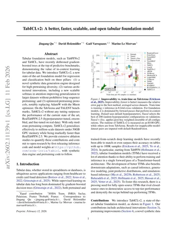 Thumbnail: TabICLv2: A Better, Faster, Scalable, and Open Tabular Foundation Model
