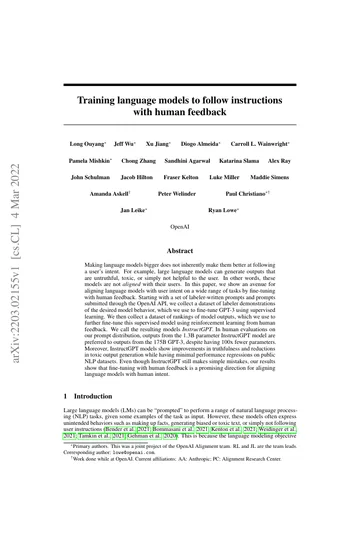 Thumbnail: Training language models to follow instructions with human feedback